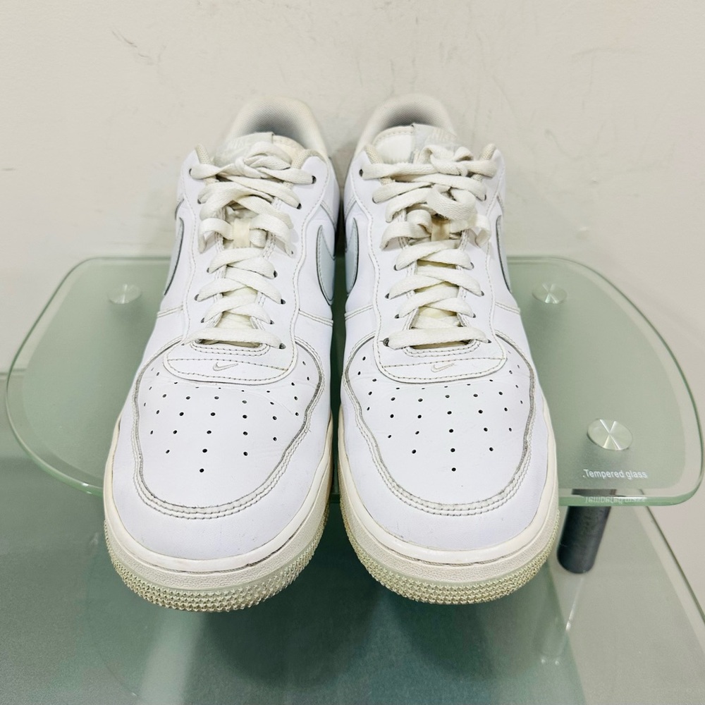 Nike Air Force 1 '07 Men’s Sz 14 Shoes White Pure Platinum DC2911-100 Authentic - Picture 4 of 9